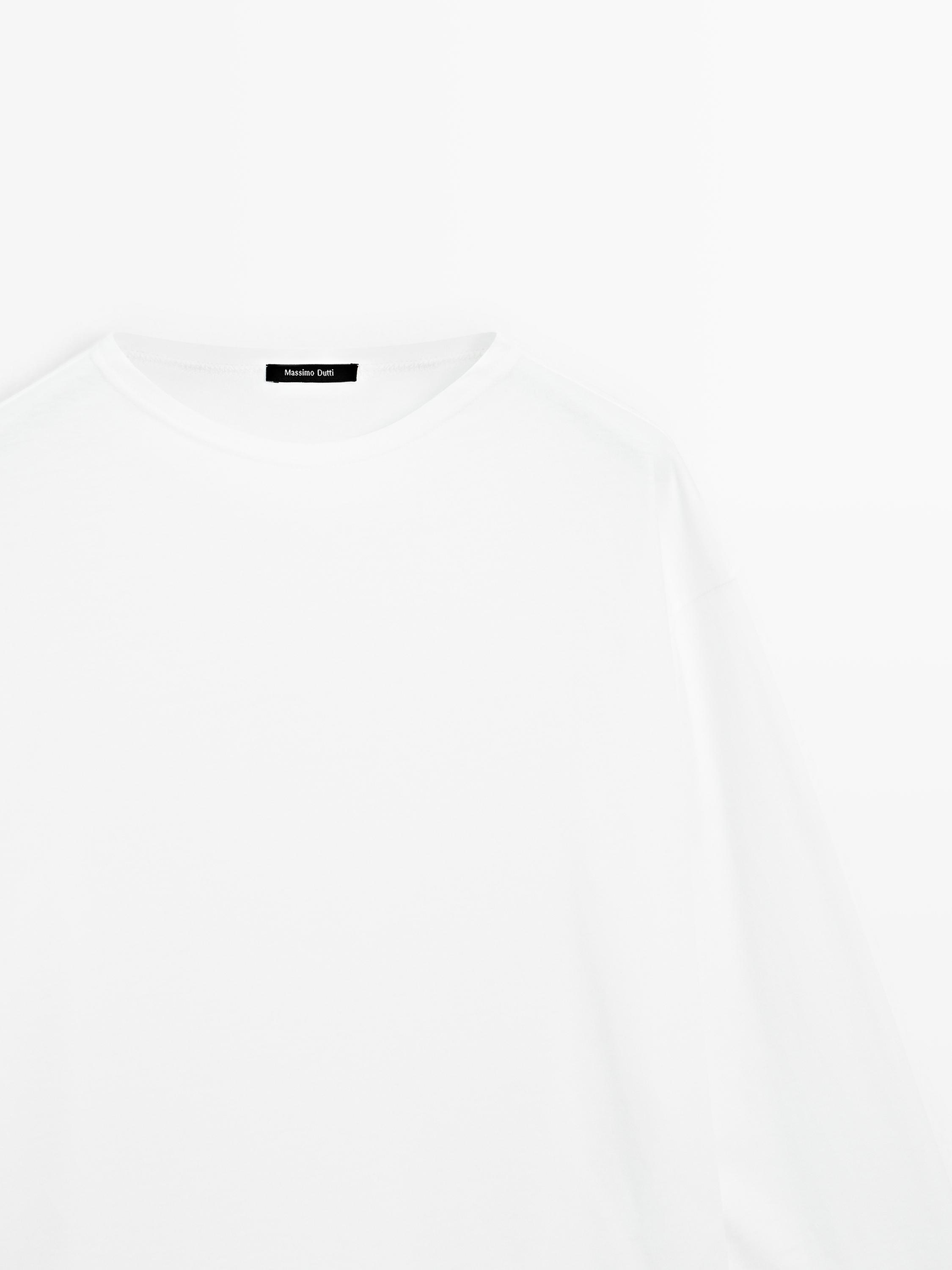 Long sleeve cotton sweatshirt